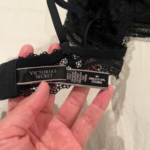 Victoria's Secret Black Lace Bralette